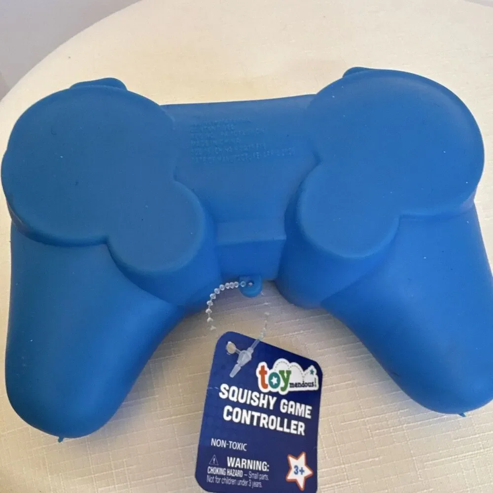 Toymendous Squishy Game Controller Stress Toy Blue Video Game 3+ C20216